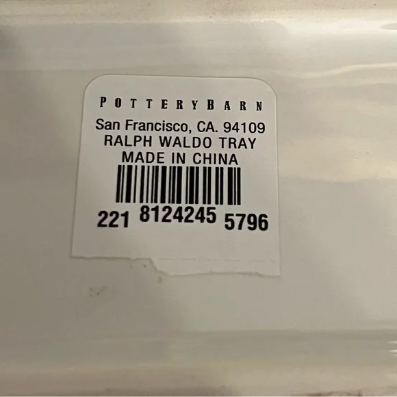 Pottery Barn Catchall Tray – Inspirational Quote by Ralph Waldo Emerson New - Picture 7 of 7